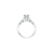 Fink&#39;s Exclusive .50ct Round Diamond Four Prong Scroll Detail Solitaire Engagement Ring