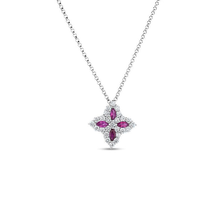 Diamond and Ruby Pendant | Roberto Coin | Fink's Jewelers