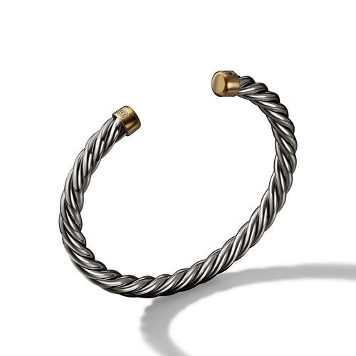 David Yurman   Bracelet in Silver and 18-Karat Yellow Gold