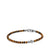 Spiritual Beads Cross Station Bracelet with Tiger&#39;s Eye, Size Medium