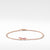 DY x BCRF Cable Collectibles® Ribbon Bracelet in 18K Rose Gold with Pavé Pink Sapphires