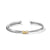 David Yurman Petite X Center Station Bracelet with 18K Yellow Gold