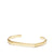 Streamline® Narrow Cuff Bracelet in 18K Gold, Size Medium