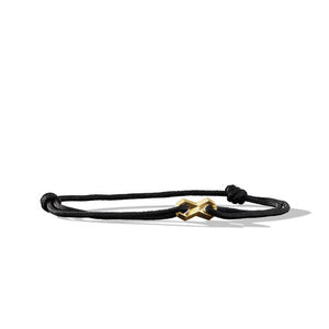 David Yurman Cable Classic Bracelet with Black Onyx and 18K Yellow Gold