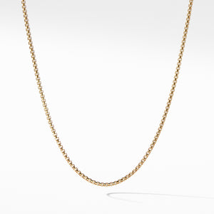 David Yurman Small Box Chain in 18K Gold