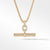 Lexington Pendant in 18K Yellow Gold with Full Pavé Diamonds