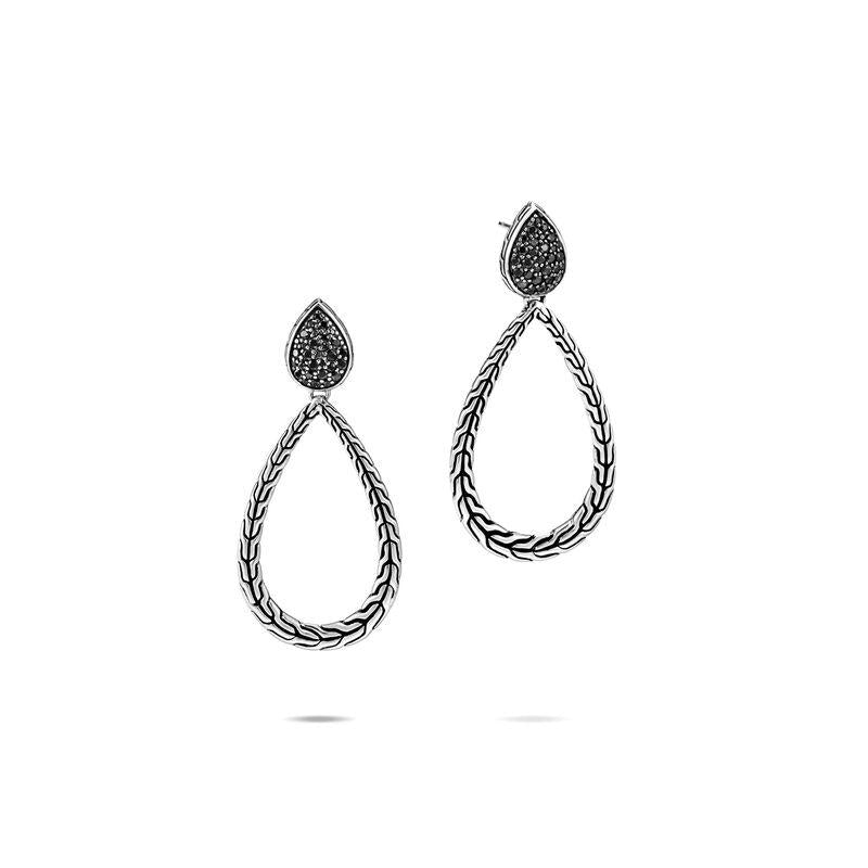 John hardy bamboo discount earrings pave diamond dangle