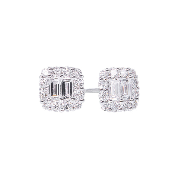 Baguette Diamond store earrings