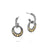 John Hardy Dot Sterling Silver and Yellow Gold Drop Earrings