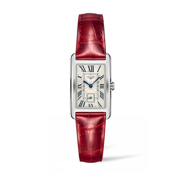 Longines ladies leather clearance watch