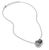 John Hardy Classic Chain Hammered Necklace with Black Sapphire