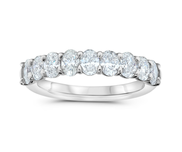 Fink's 9 Oval 1.35 carat Diamond Band