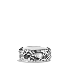 David Yurman The Waves Collection Ring in Sterling Silver