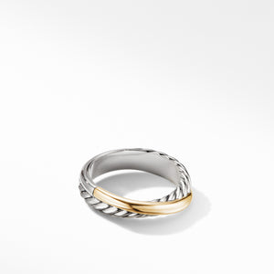 David Yurman   Ring in Silver and 18-Karat Yellow Gold