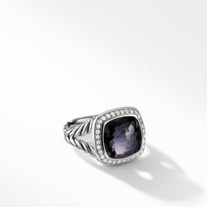David Yurman Ring with Black Orchid and Diamonds