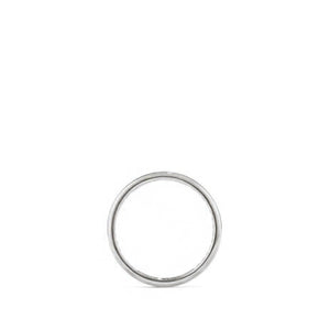 DY Classic Band Ring in 18K White Gold, Size 9