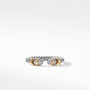 David Yurman The DY Helena Collection Ring in Silver and 18-Karat Yellow Gold