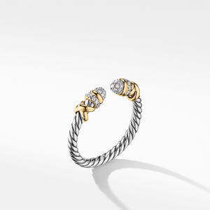 David Yurman The DY Helena Collection Ring in Silver and 18-Karat Yellow Gold