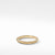 Cable 2.45mm Band Ring in 18K Yellow Gold, Size 6