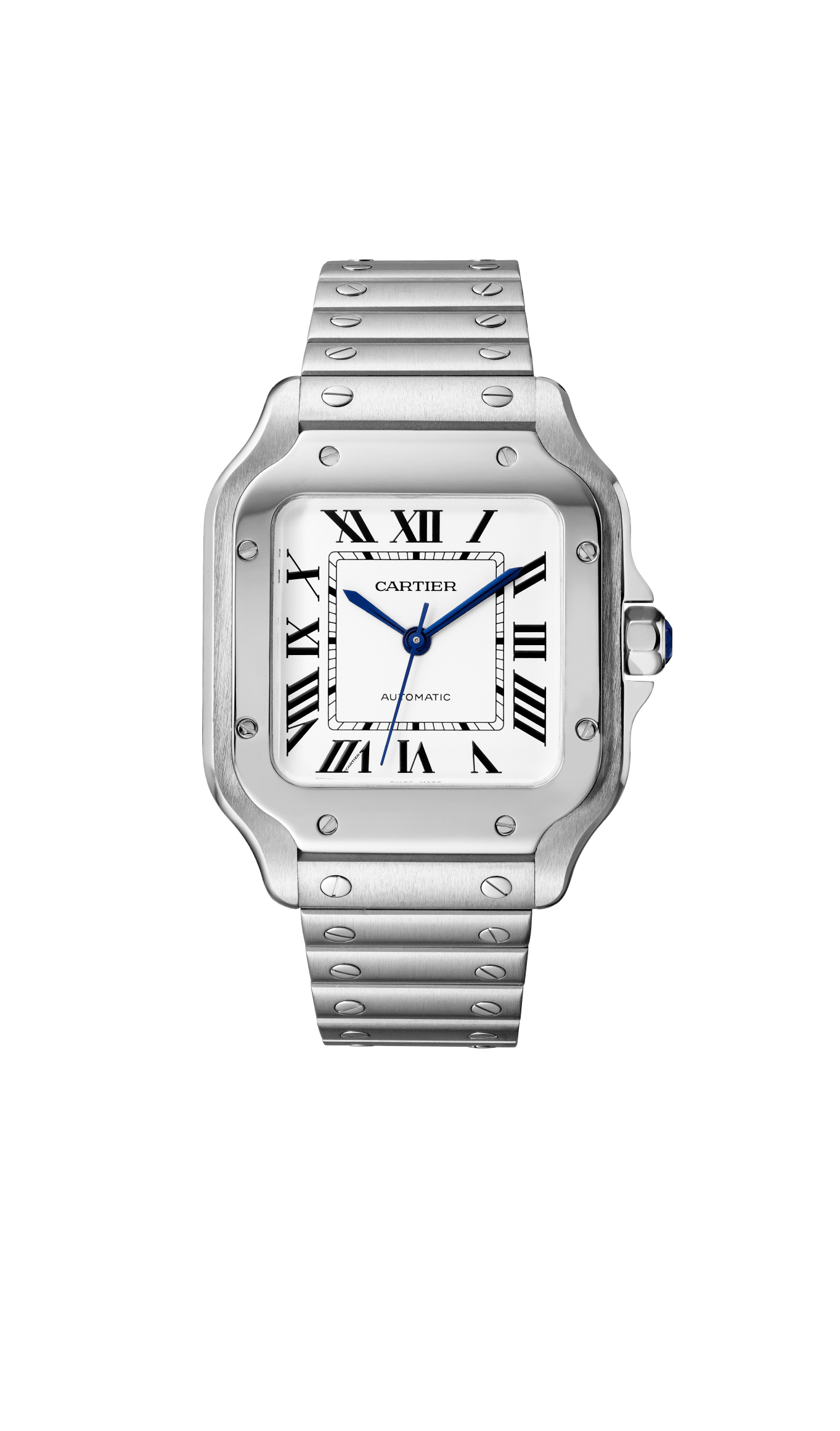 Cartier Santos Silvered Opaline Dial Men's Watch WSSA0018 – WatchGuyNYC
